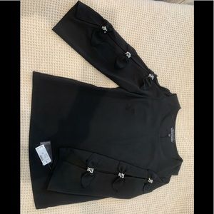 Studio Badgley Mischka Size M Cold Shoulder open Sleeve Blouse ***NWT***